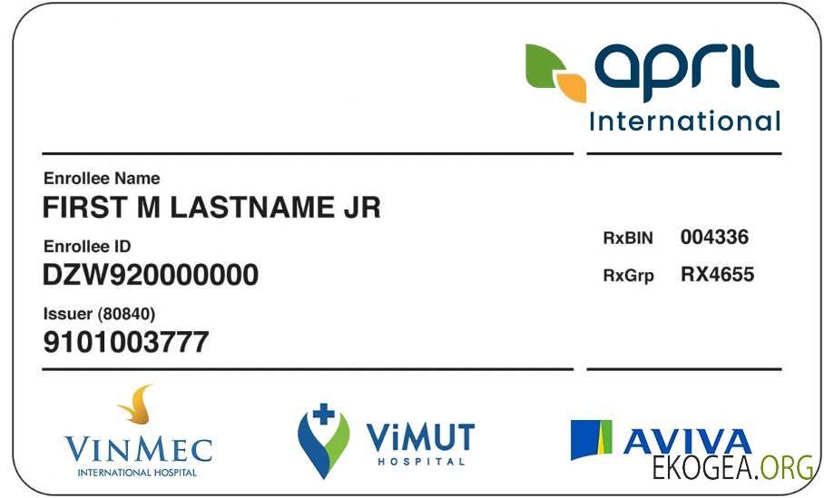 Carte d'assurance maladie du Congo